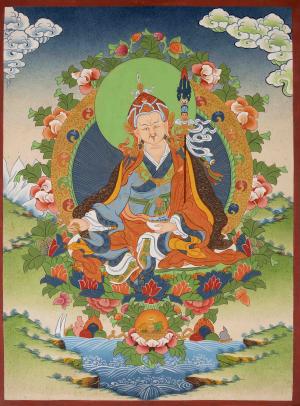 Padmasambhava Guru Rinpoche Wall Art | Wall Hanging For Spiritual Yoga And Meditation
